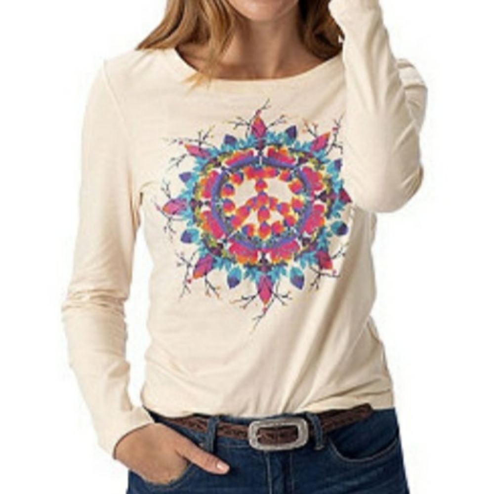 Sz M Sahalie Long Sleeve Tee NEW